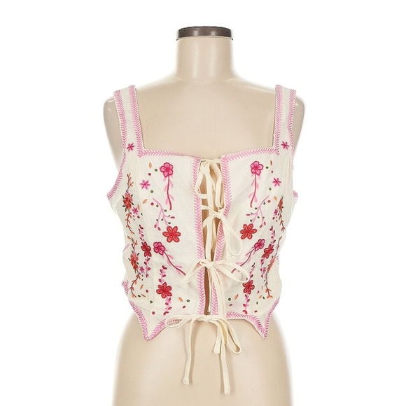 Poeselle Women's Striped Sweetheart Neck Ruffle Trim Peplum Hem Blouse shein - Picture 1 of 8